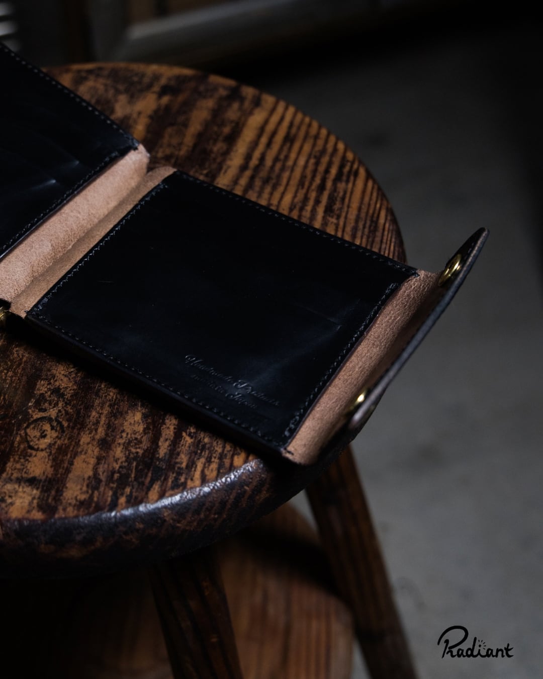 money clip / RW-09 クロムエクセル キャメルワッペン 【数量限定