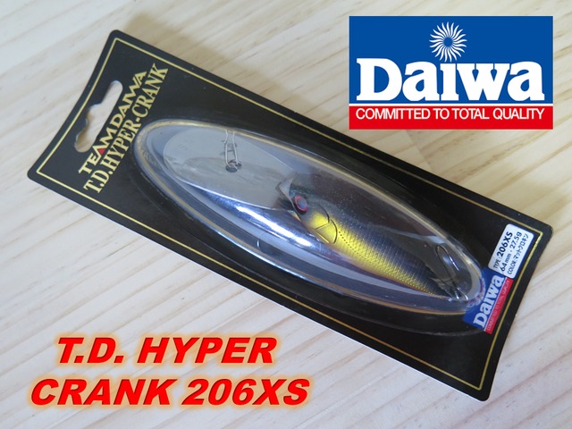 TEAM DAIWA T.D. HYPER CRANK 206XS  マットクロキン  F-L67-05