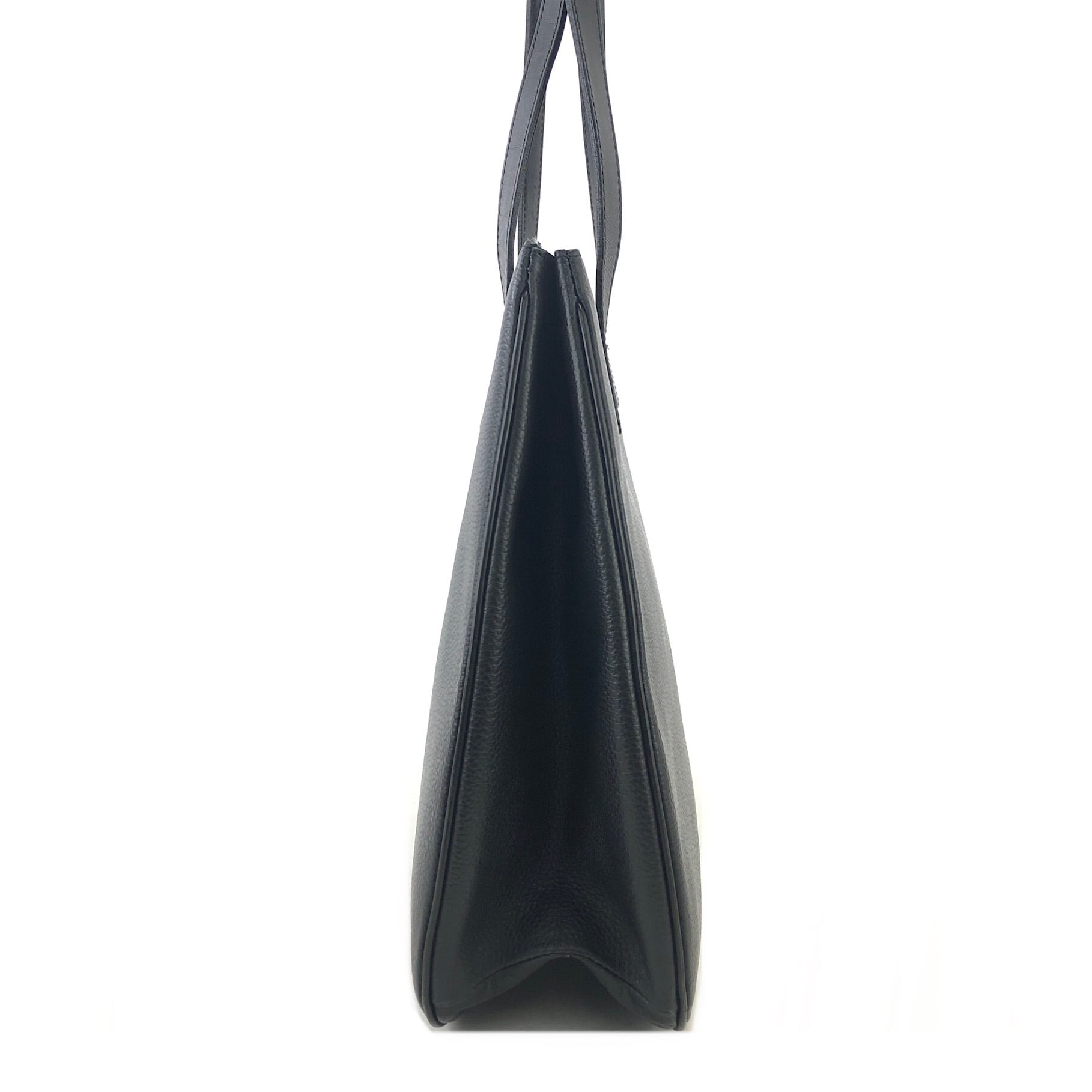CELINE セリーヌ マンテル エンボスレザー トートバッグ ブラック