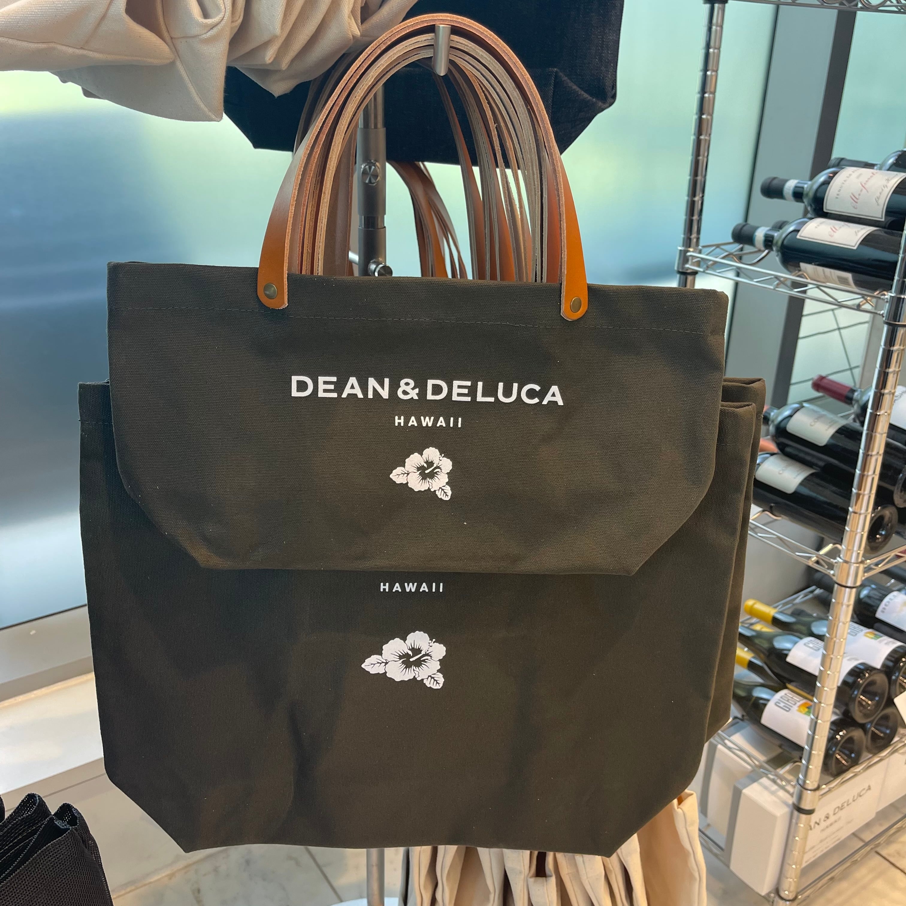 【ハワイ限定品】DEAN\u0026DELUCA  3wayトートバッグ　ショルダー付き