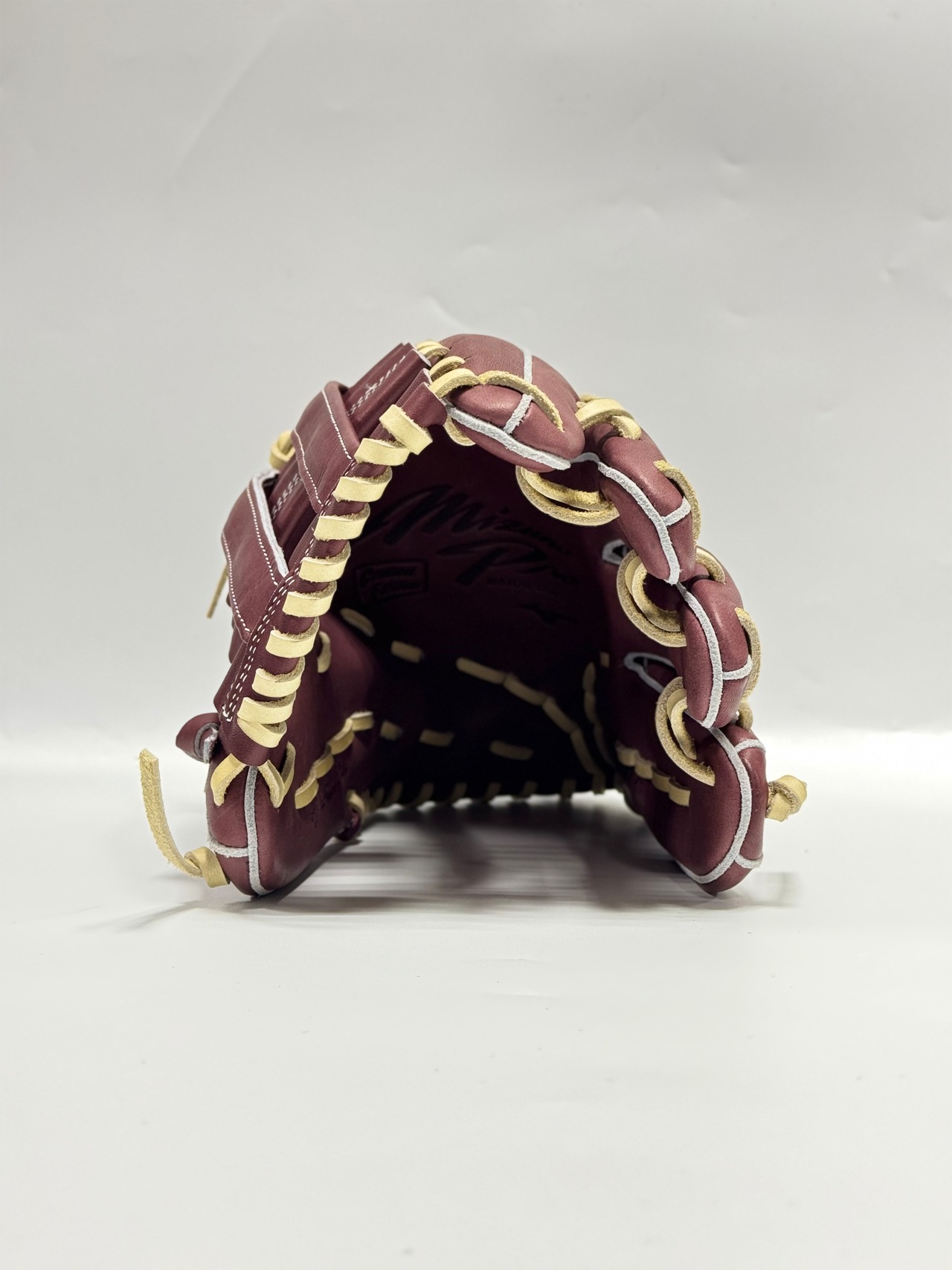 MIZUNO PROｰミズノプロ　数量限定硬式グラブ　Crafted Edition 右投げ用　森下翔太選手モデル　プラムブラウン×ブロンド　サイズ18N・画像6