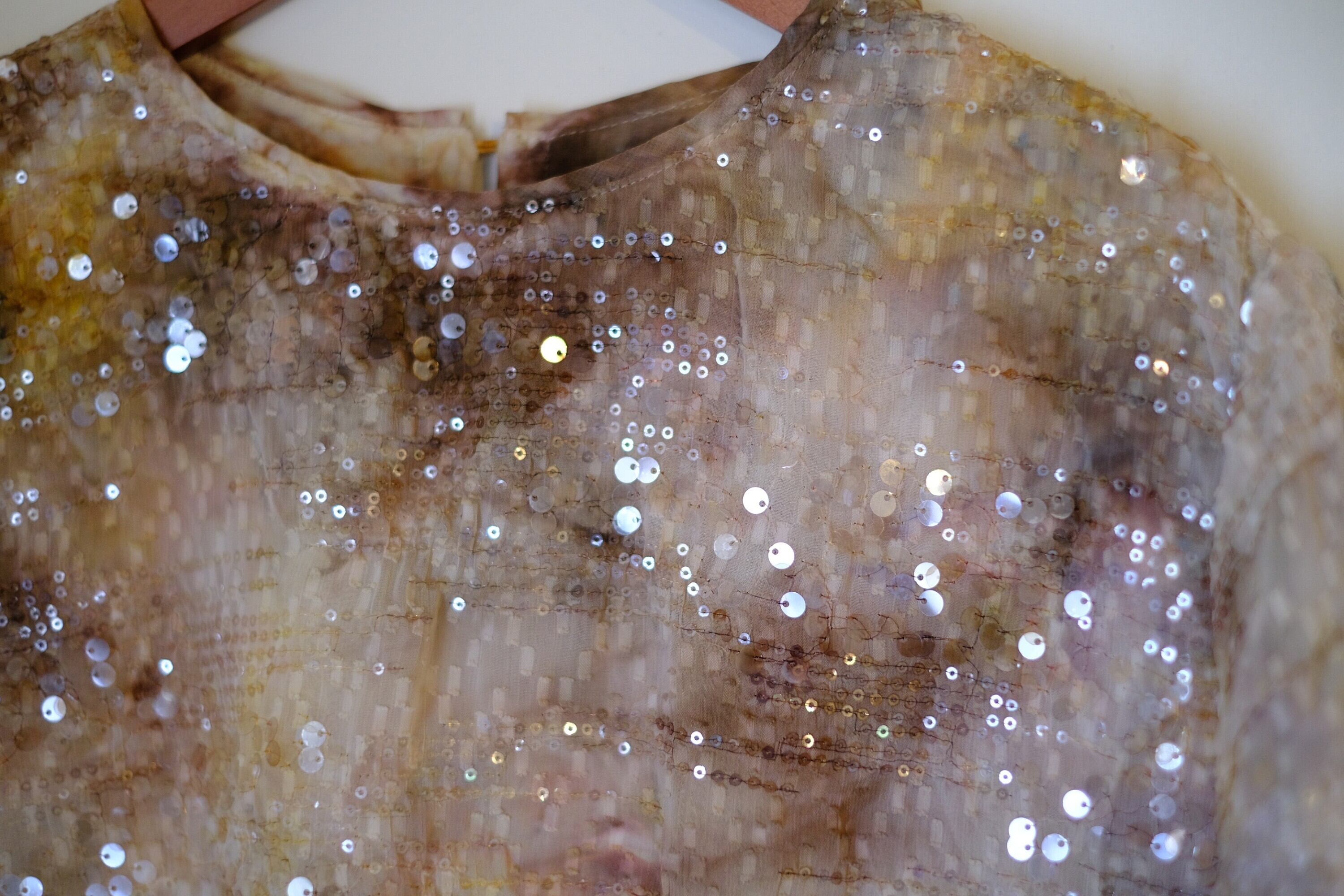 【remake】スパンコールトップス　u-0194