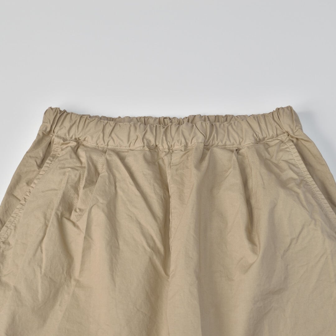 prit プリット ワンタックテーパードパンツ・ベージュ