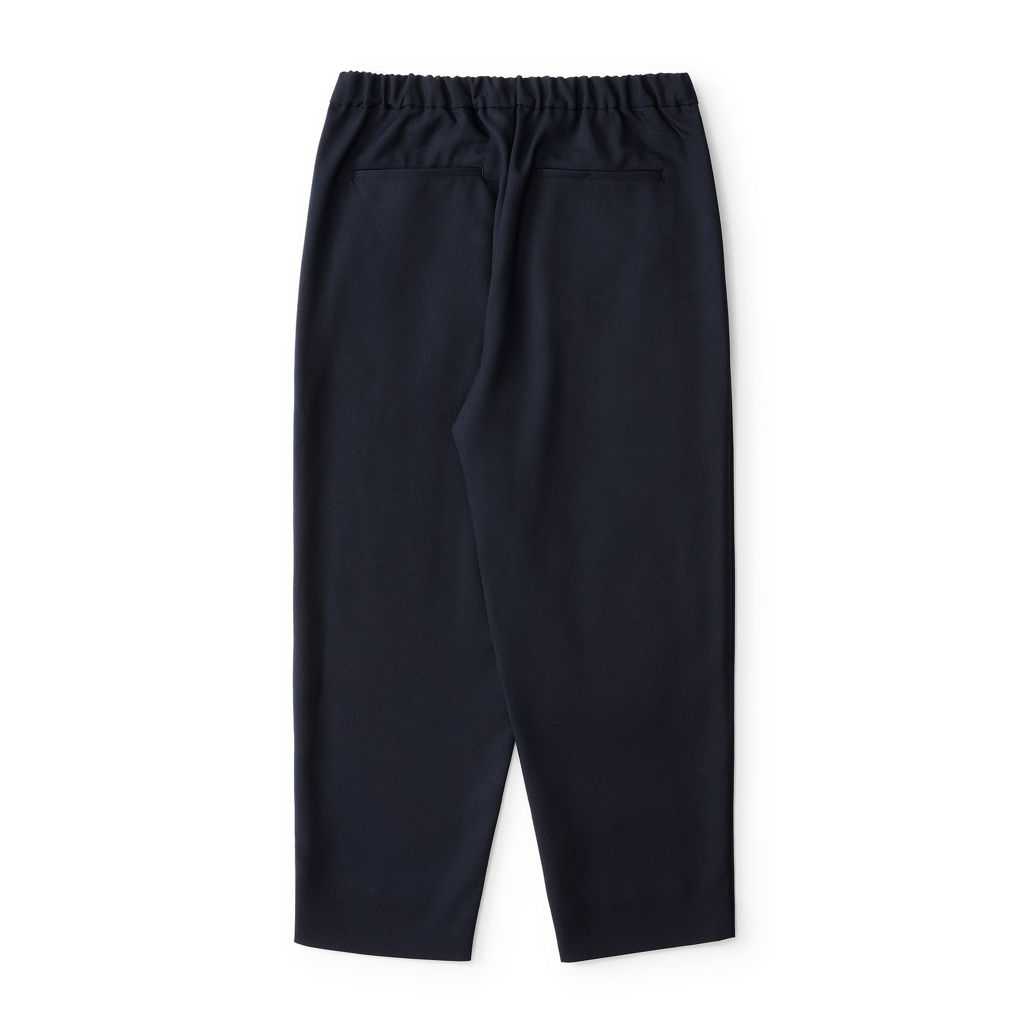 everyone polyester twill easy slacks (NAVY) | everyone