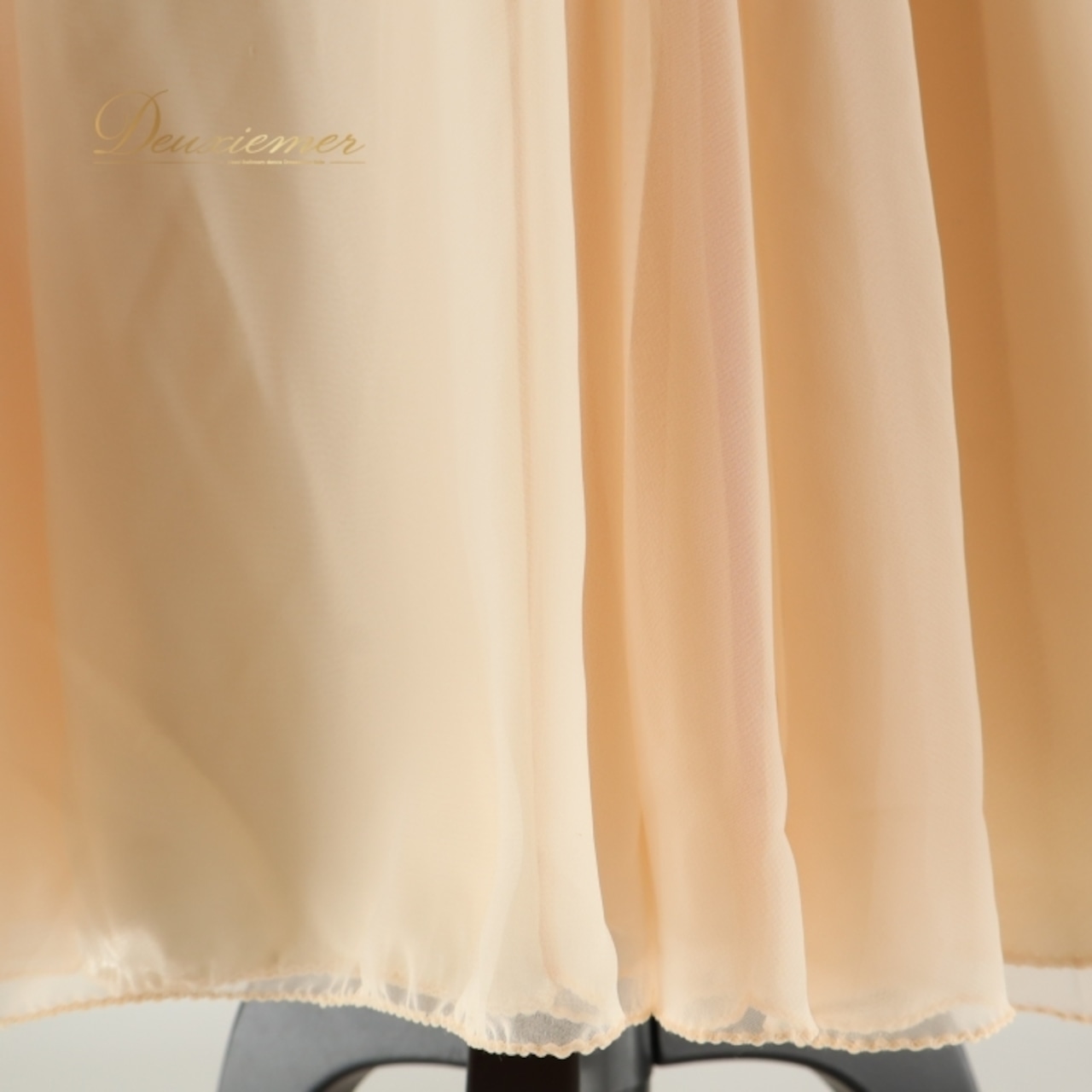 社交ダンス 衣装 スタンダード ドレス スタンダードドレス ワンピース フロート デモ 競技 ダンス パーティ 発表会 ピンク系 ゴールド系 HIROKO YAMAGUCHI ヒロコヤマグチ 落ち感 綺麗 高級感 上品 エレガント スカート2枚重ね 女性用 競技服 ワンピースドレス 上品デザイン ダンスファッション 発表会ドレス パーティードレス