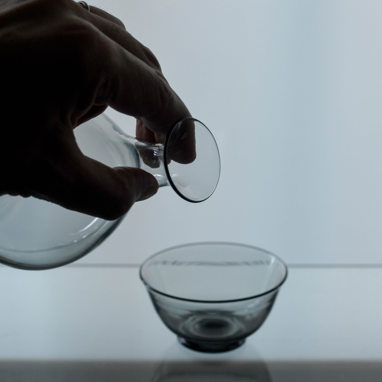 RITO GLASS 徳利（グレー）