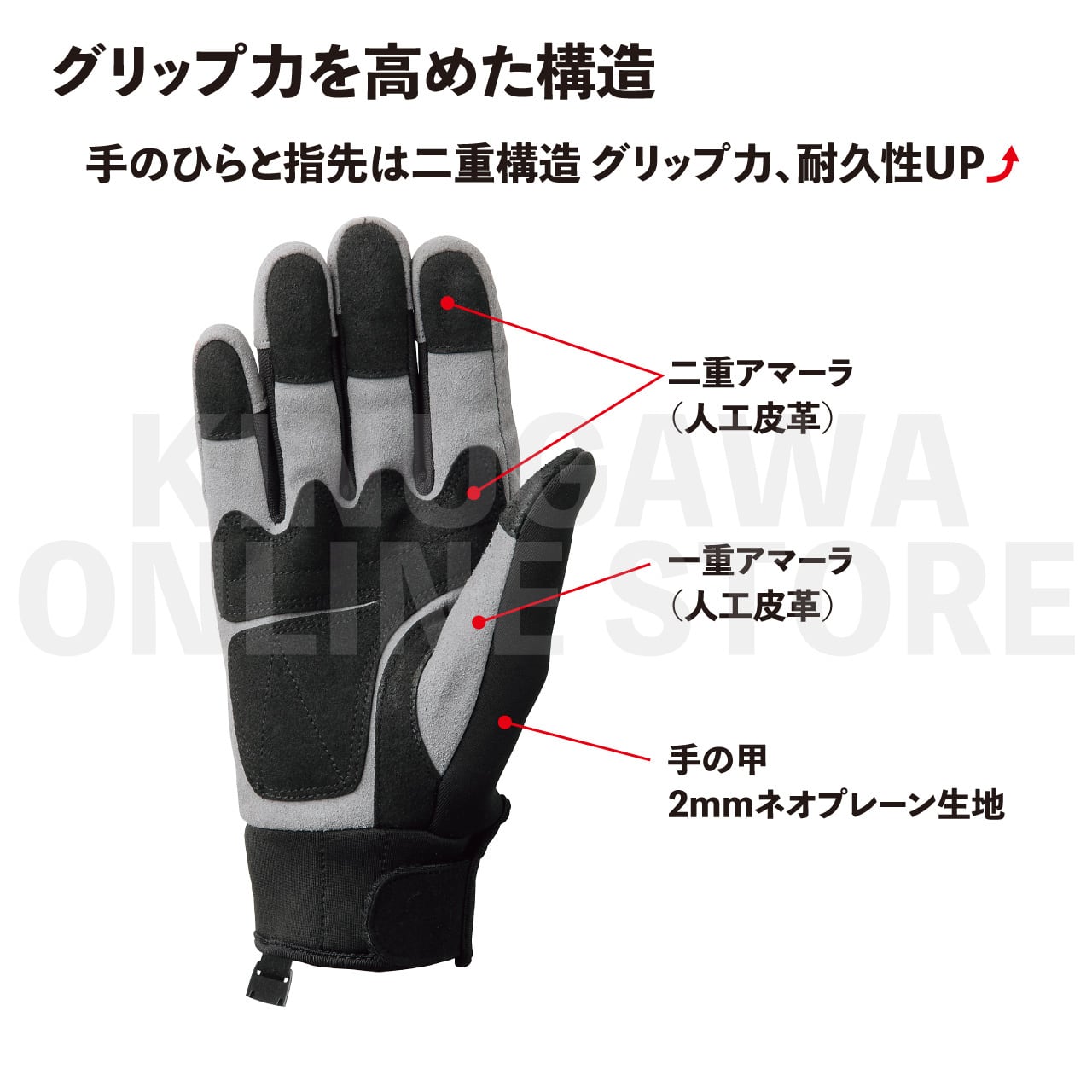 スリーシーズングローブ GULL ガル ダイビンググローブ