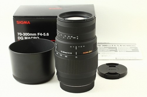 SIGMA AF 70-300mm F4-5.6 DG MACRO Canon キヤノン 元箱付き 極上品ランク/8771