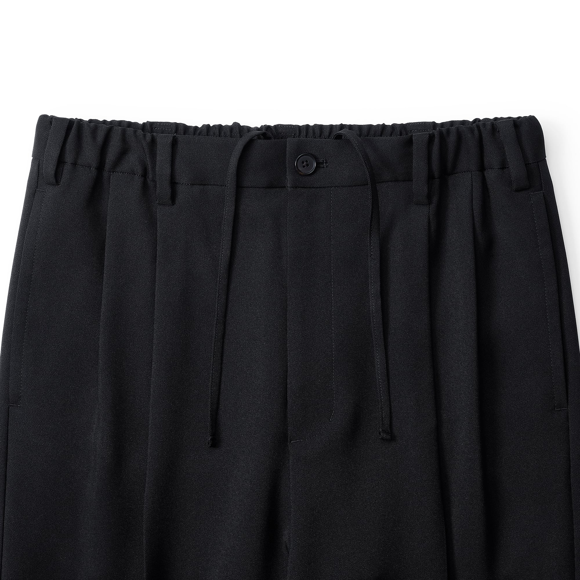 everyone polyester twill chef pants (BLACK) | everyone