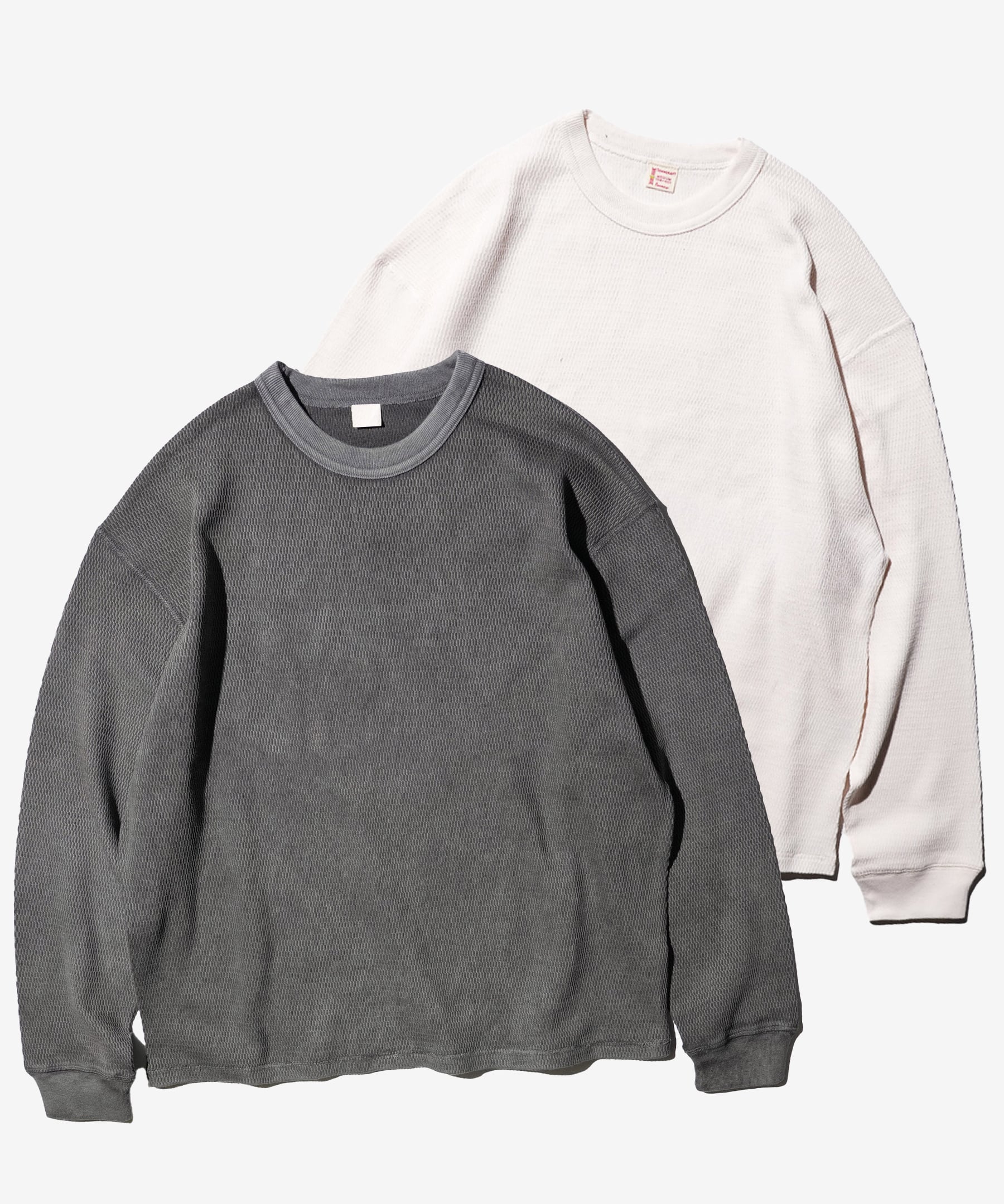 TOWNCRAFT|Cotton thermal crew tee -2Color-