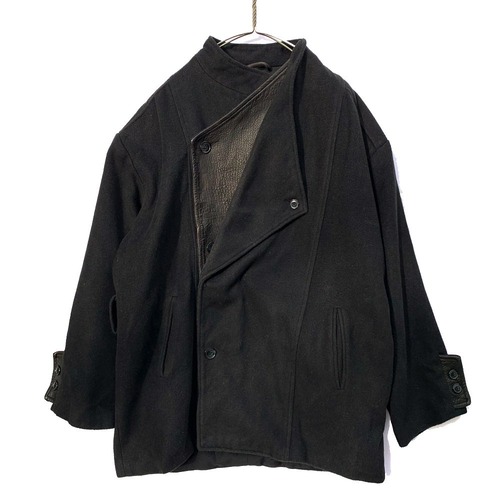 Vintage Double Asymmetric Combination Jacket [1980s] Vintage Double Wool Jacket