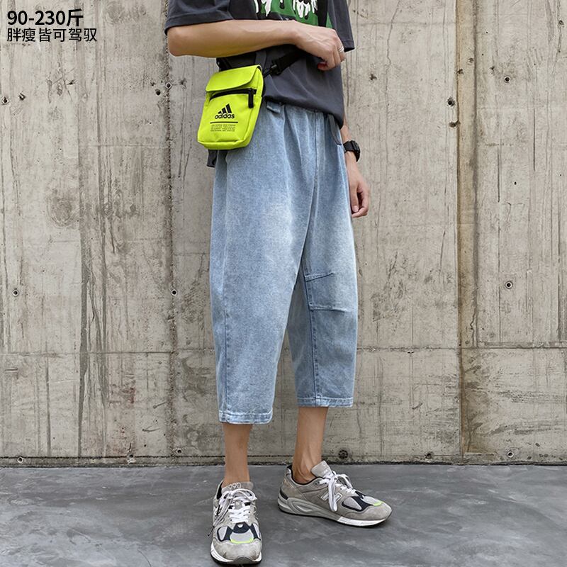 サマーショーツ ルーズカジュアルパンツ スタイル 大きめサイズ 夏物 ブルマー ヒップホッププラスサイズ54598510229