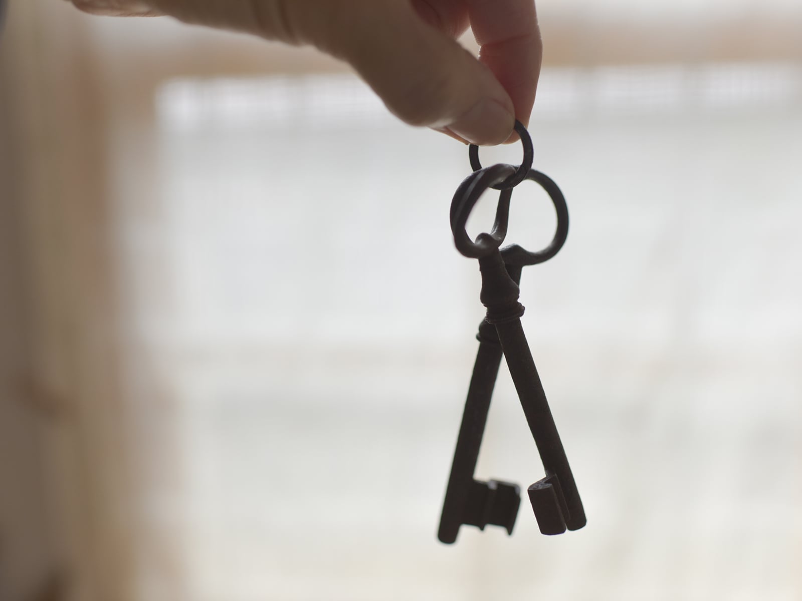 2つセットのフランスの古い鍵(B)フレンチアンティーク