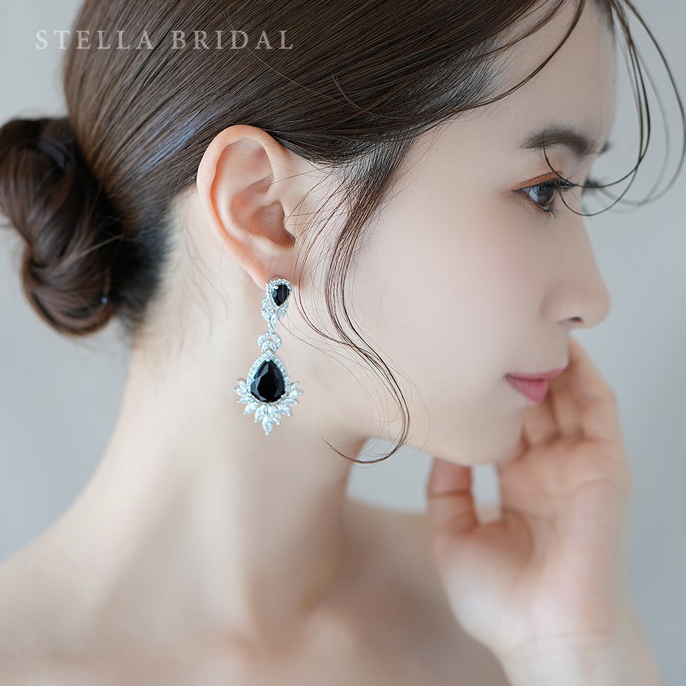 キュービックジルコニア ブライダルイヤリング＆ピアス ルミエール