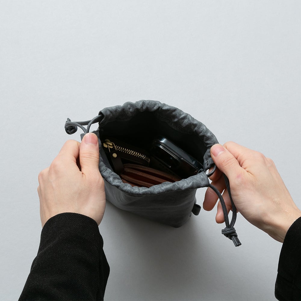 plant ドローストリングポーチM