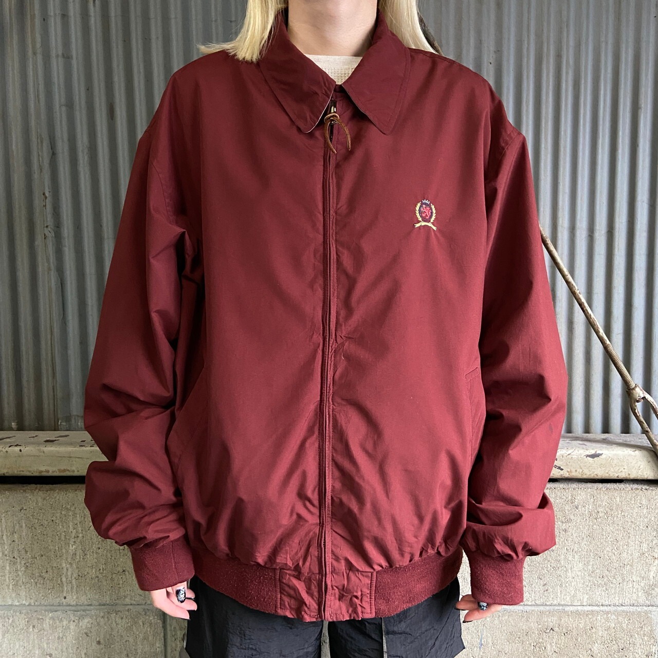 90年代 TOMMY HILFIGER トミーヒルフィガー フリースライナー スイング 