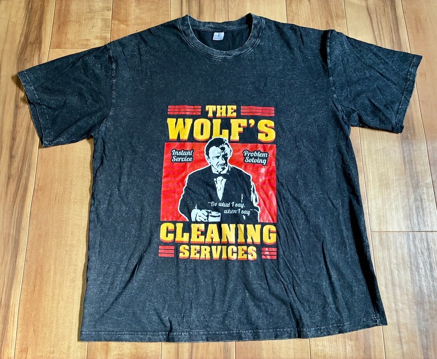 パルプフィクション Mrウルフ ハーヴェイカイテル Tシャツ