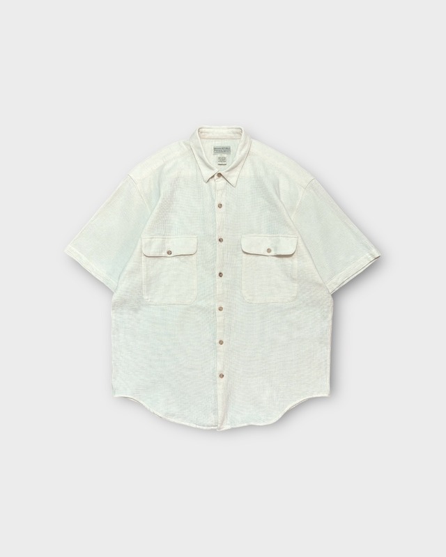 【VINTAGE】1980’s “BANANA REPUBLIC” Safari & Travel Short Sleeve Cotton Shirt