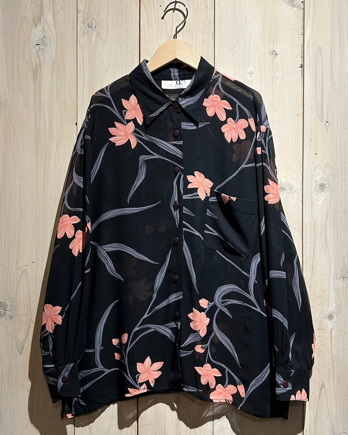 a.k.a.C.a.k.a vintage】Beautiful Flower Pattern Vintage Loose