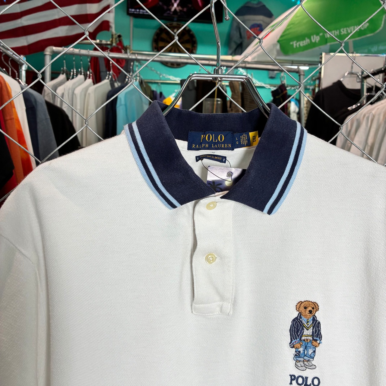 POLO RALPH LAUREN ポロベア CUSTOM SLIM FITポロシャツ