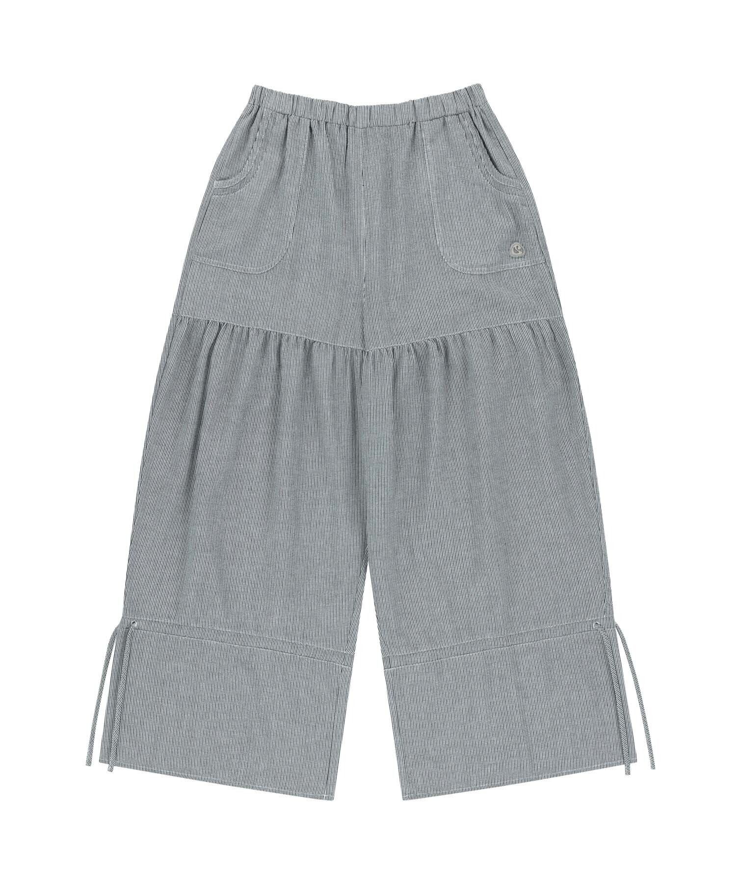 COYSEIO] SHIRRING ROUGH PANTS STRIPE 正規品 韓国ブランド 韓国通販