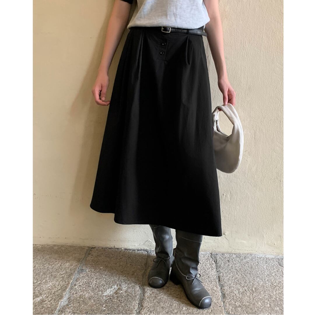 The Classic A-Line Skirt(2color)