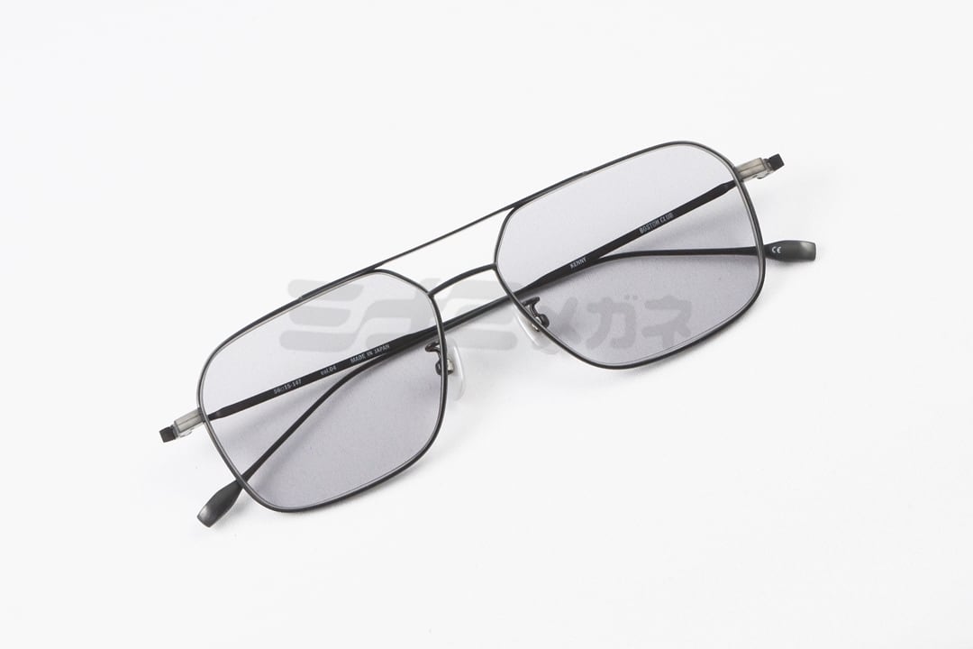 BOSTON CLUB KENNY スクエアシェイプ チタンフレーム サングラス 中古