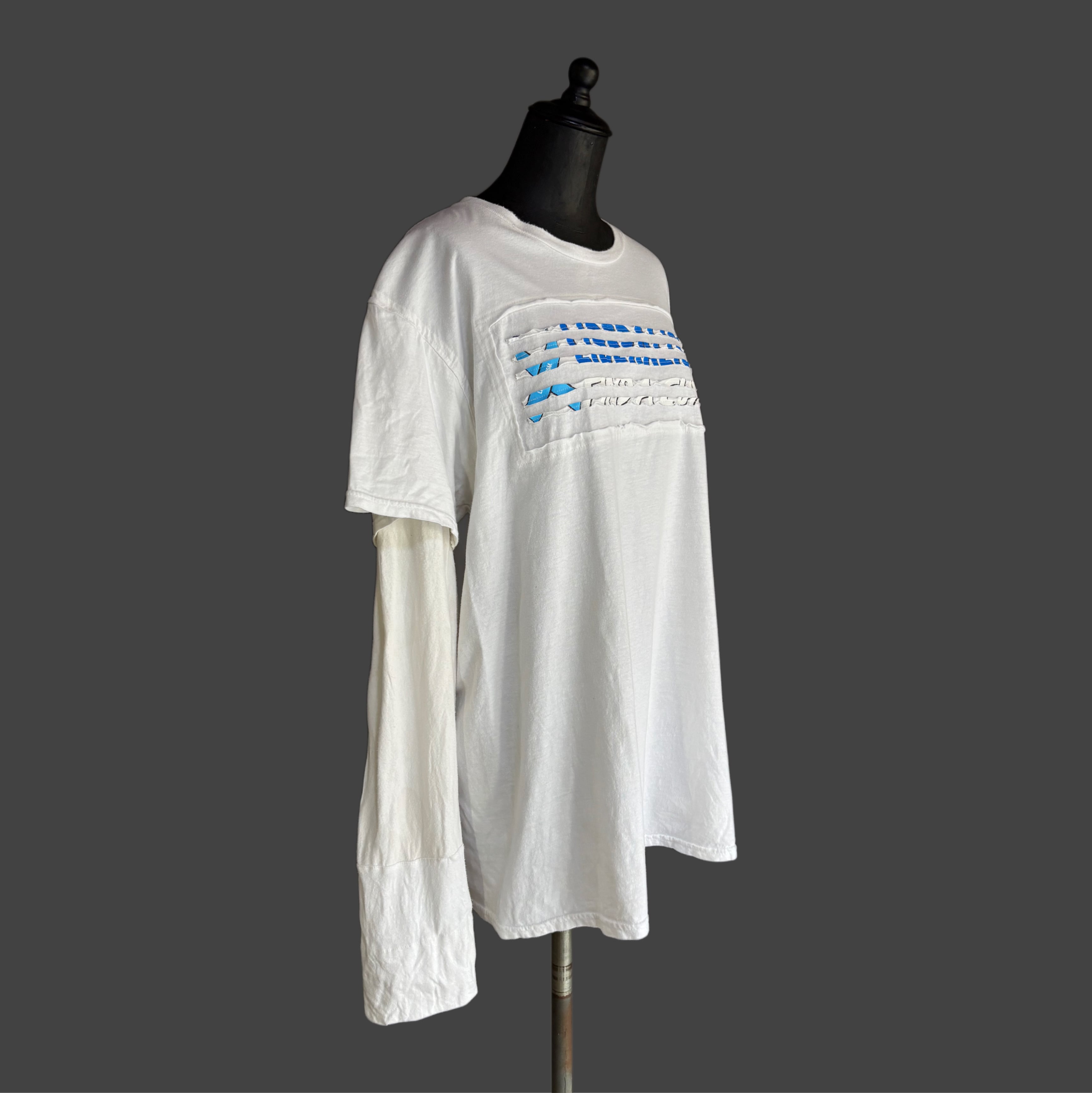 TRACE TEE L/S - WHITE