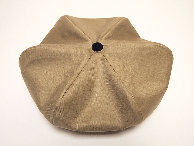 リバーシブル ベレー帽 58㎝ "REVERSIBLE BERET" (BLUE HICKORY×BEIGE 58)