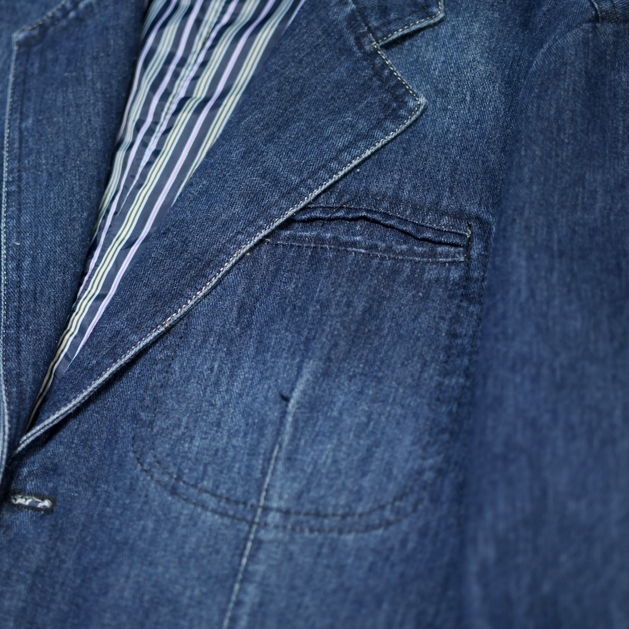 design denim tailored jacket