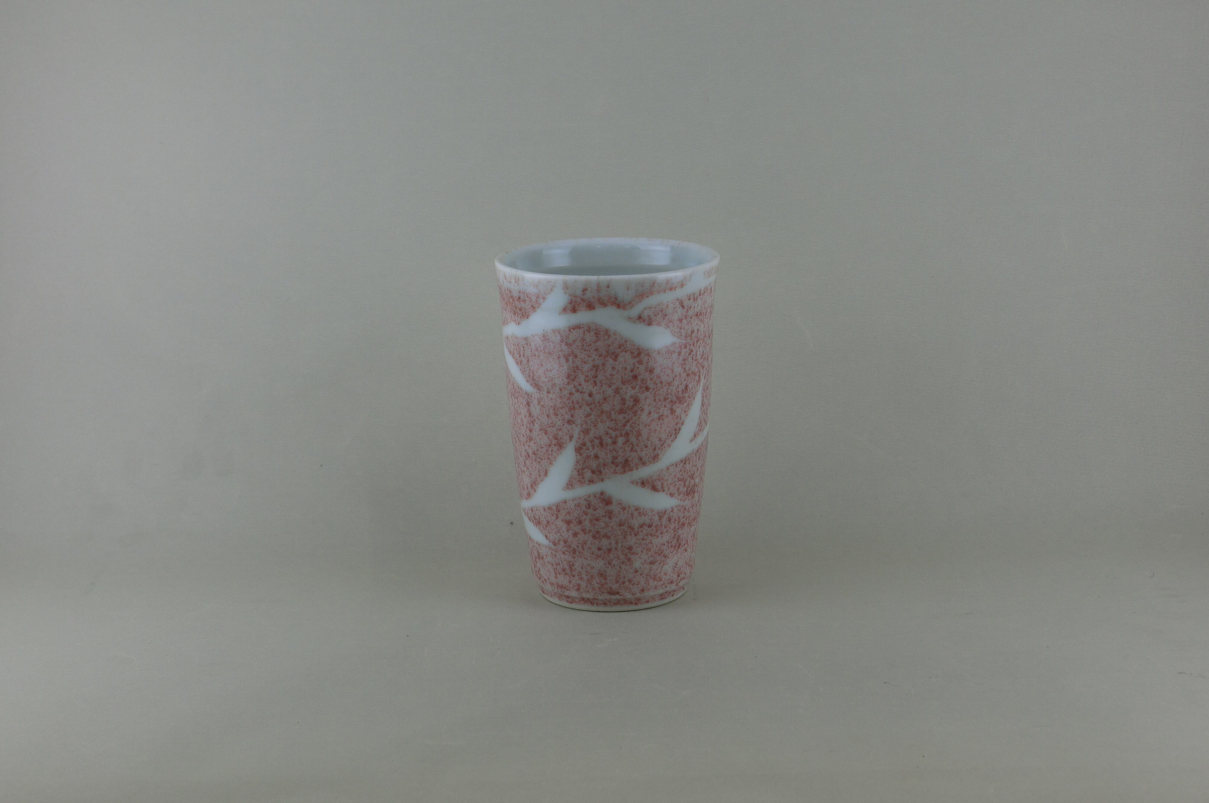 芦絵ビアカップ（赤）