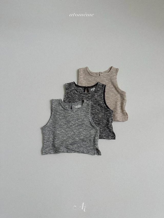 【取寄】atomeme|nut wool vest|ナッツウールベスト|S-XL|10m-4y|26 autumn