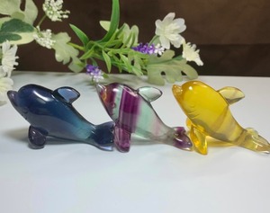 海のアニマル♪♪フローライトイルカのお家セット