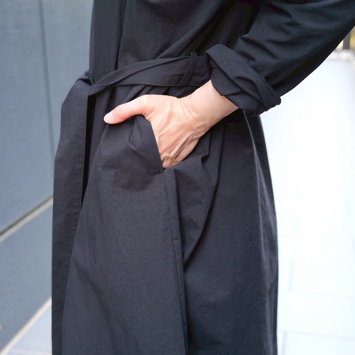 再入荷 WONDER FULL LIFE(ワンダフルライフ) ATELIER COAT BLACK | Debby