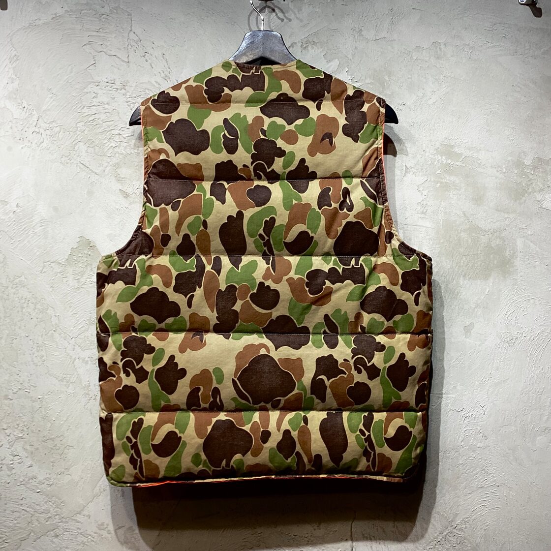 Eddie Bauer REVERSIBLE HUNTING DOWN VEST (70s～80s) MADE IN USA 