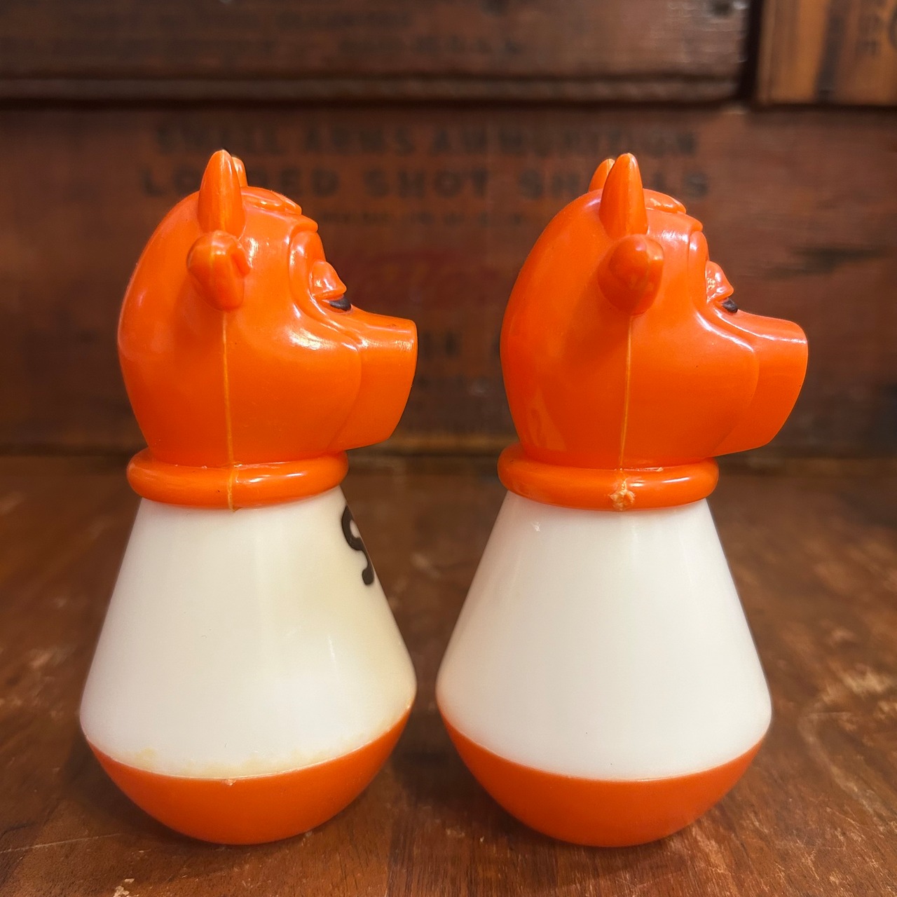 1970s USA Vintage Cow Salt & Pepper Shakers ソルト&ペッパーシェイカー 牛 MADE IN HONG KONG