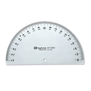 【在庫処分】新潟精機 SK 日本製 プロトラクター No.192-200 シルバー仕上 PRT192-200S