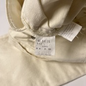 vintage monsieur NICOLE ニコル コットン テーパードパンツ L/アイボリー マリンパンツ