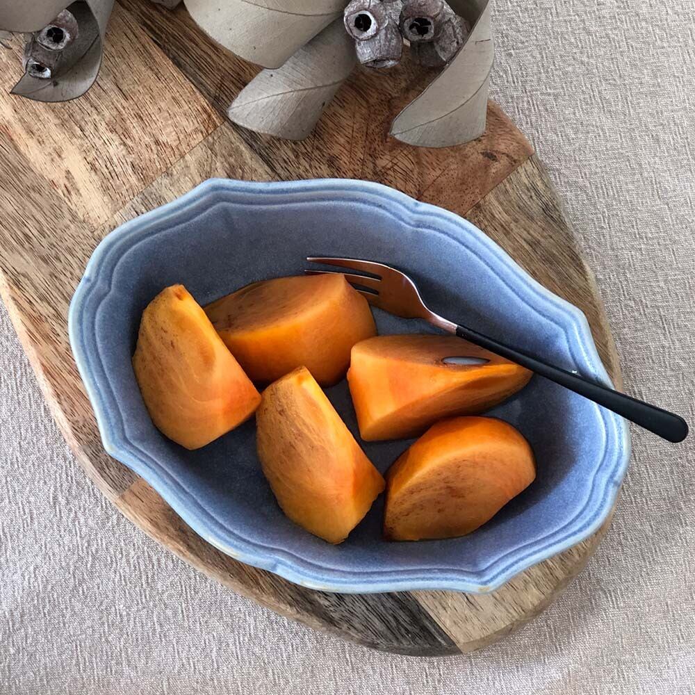 11730 TOJIKITONYA【Carbel（カーベル）】オーバルボウル：ブルー