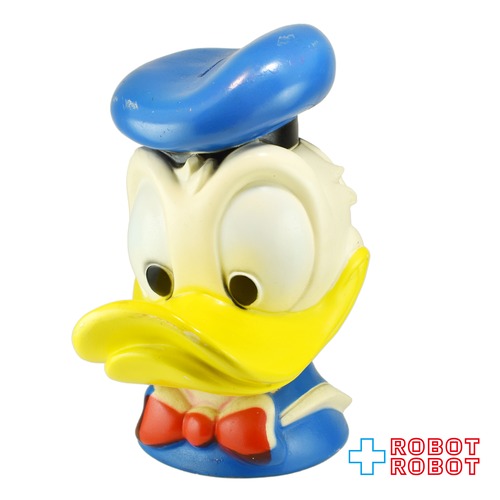 プレイパル ディズニー ドナルドダック ヘッド ソフビ貯金箱
