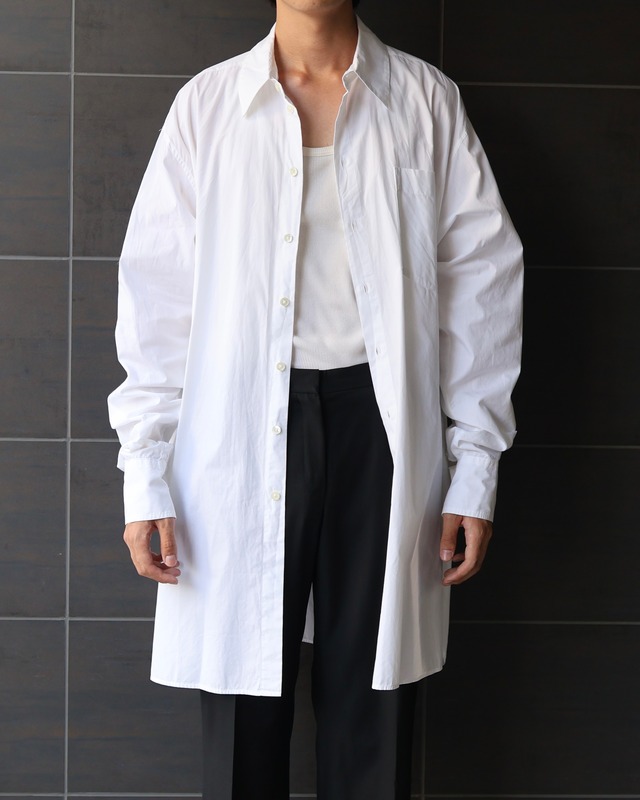 【ANN DEMEULEMEESTER】Overlong shirt