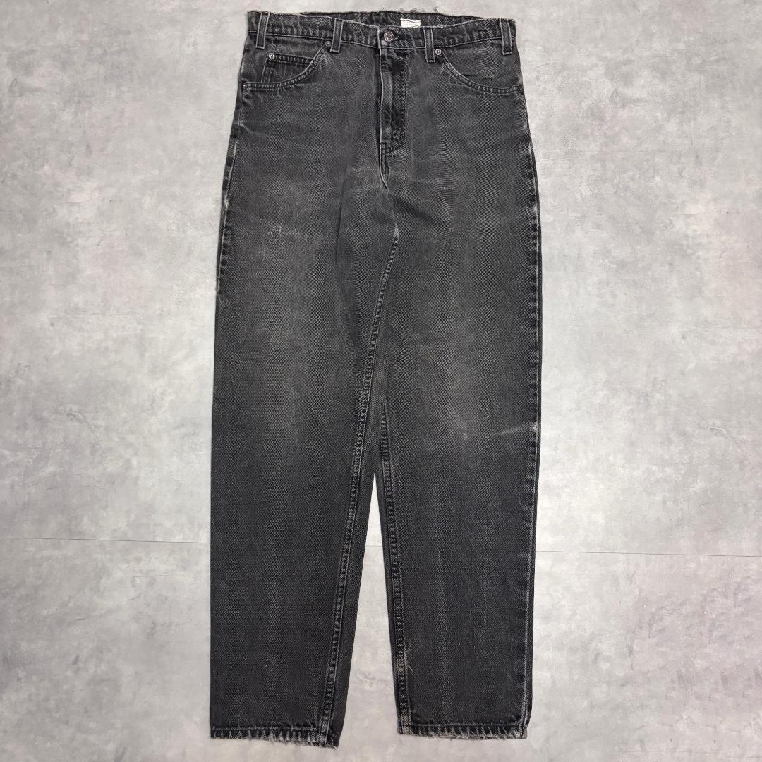 リーバイス550 Levis W33 ブラックデニム 古着 90s 22130