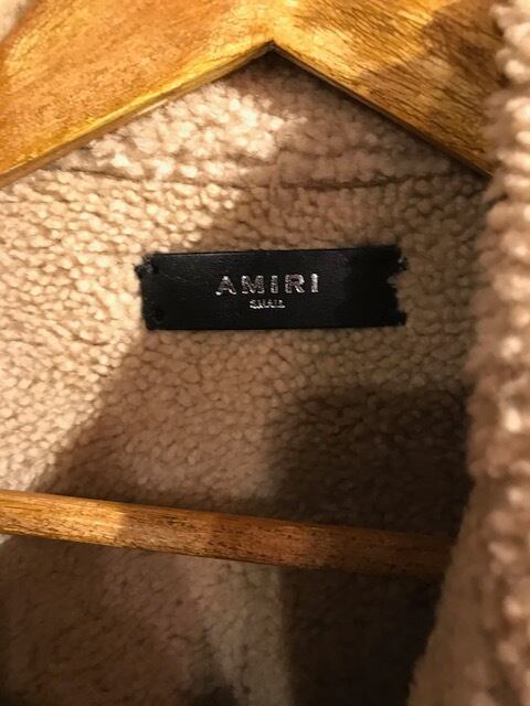 新品☆AMIRI SHEARLING BIKER JACKET アミリ ラム レザーシャーリング