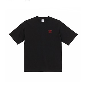 【No37】black rose tshirt　　『Buzz Fesモデル着用』