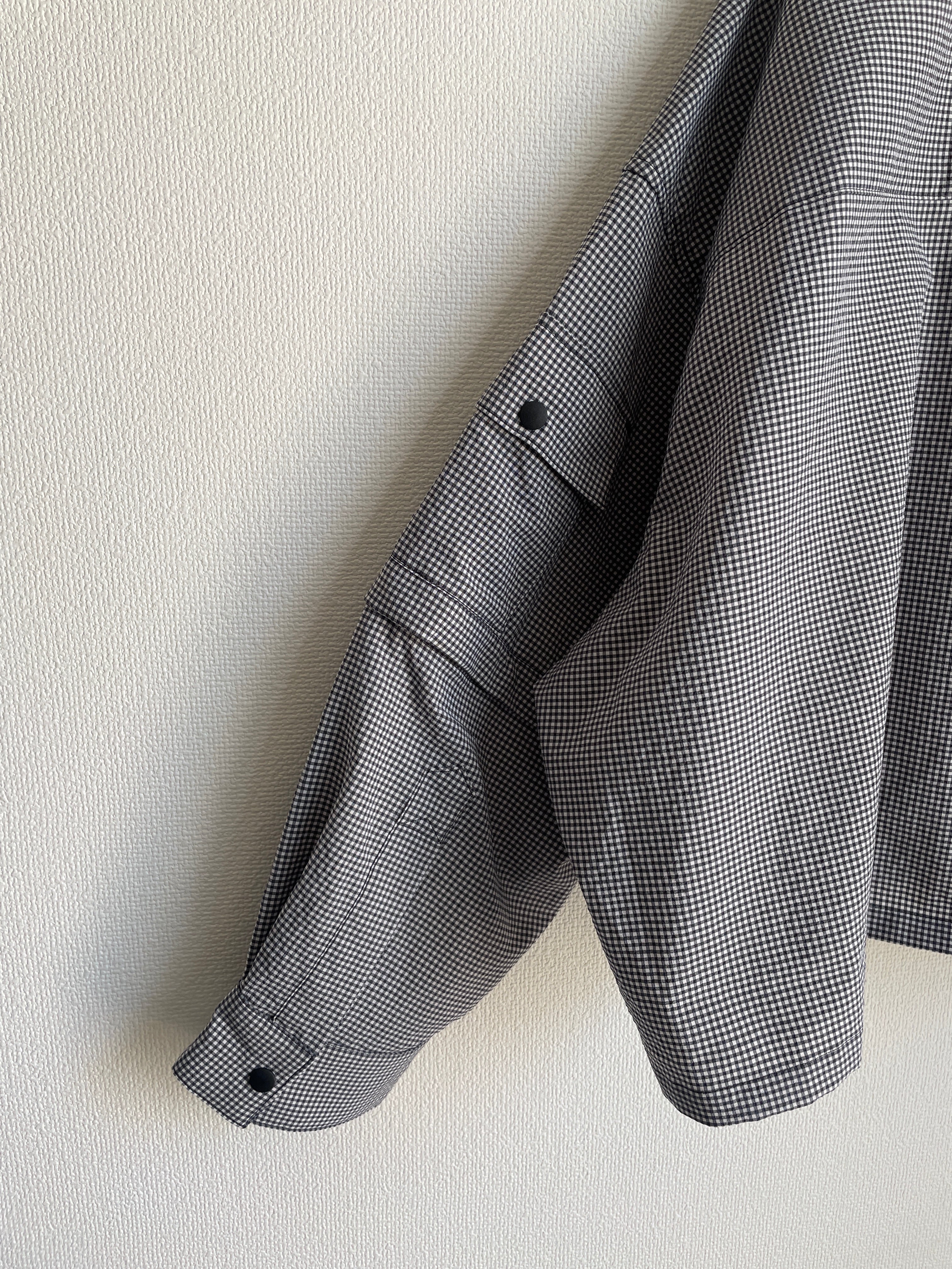Detachable sleeve hunting shirt_L/XLサイズ | GRIS BLACK
