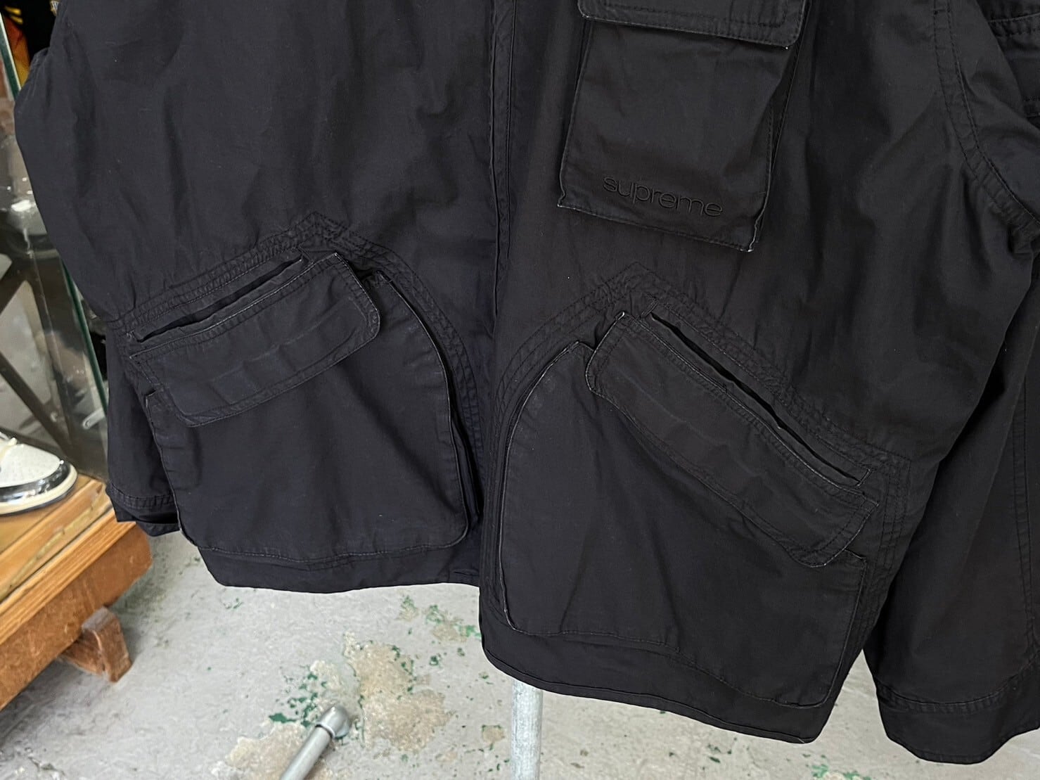 Supreme COTTON UTILITY JACKET BLACK XL 62137 | BRAND BUYERS Supreme COTTON UTILITY JACKET BLACK XL 62137 | BRAND BUYERS