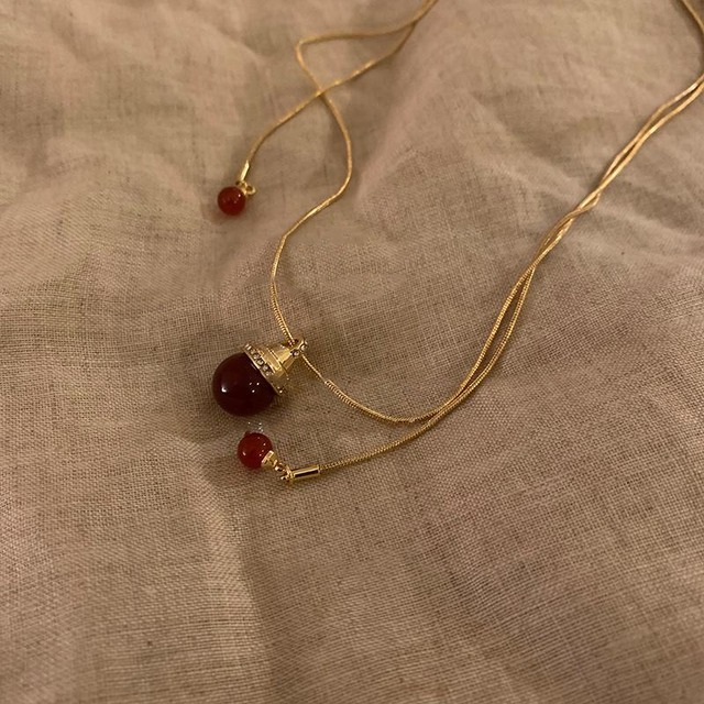 Somedayif中世のレトロプルネックレス