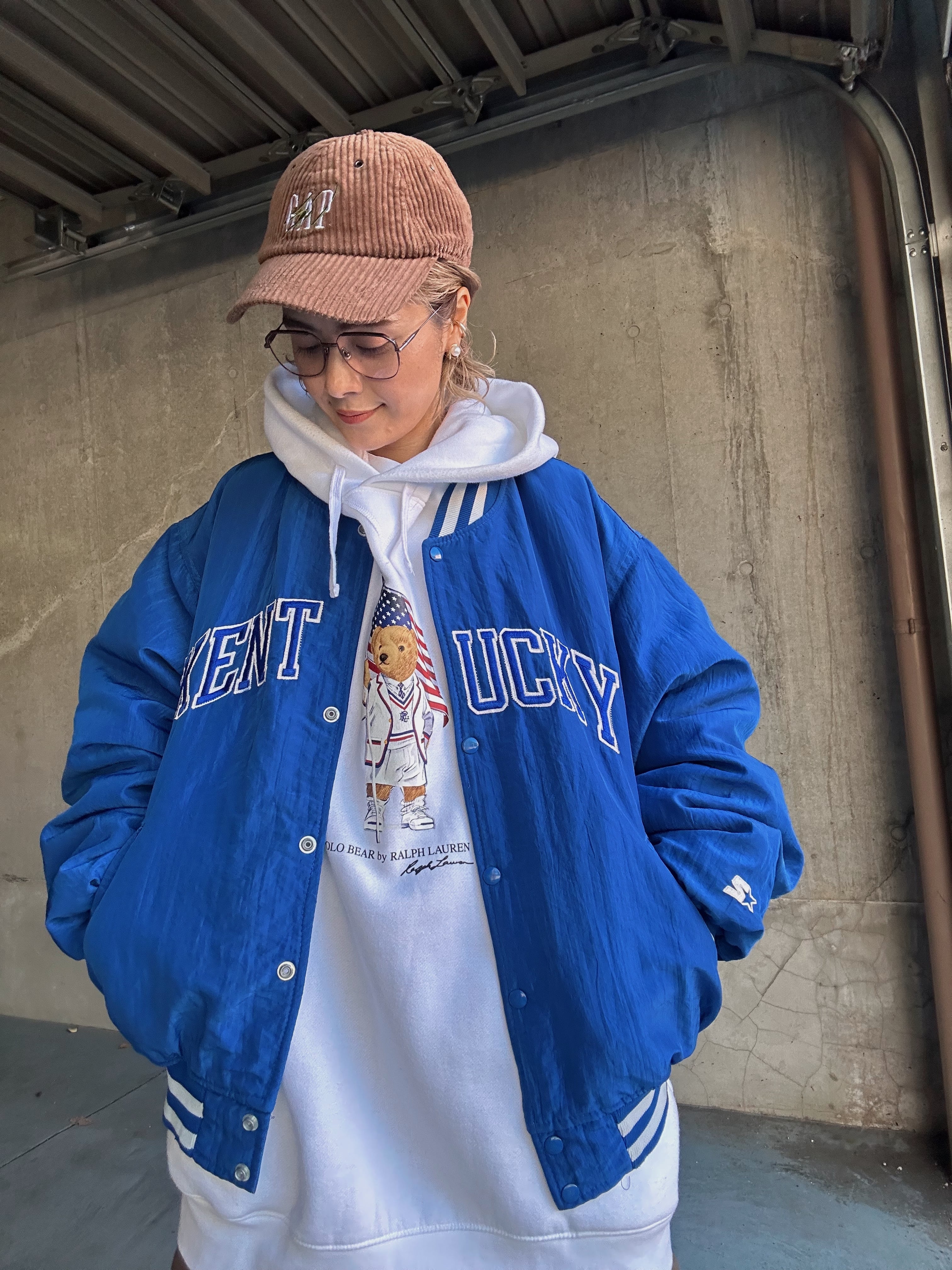 (OT1149)90’s STARTER “KENTUCKY” stadium jacket made in USA