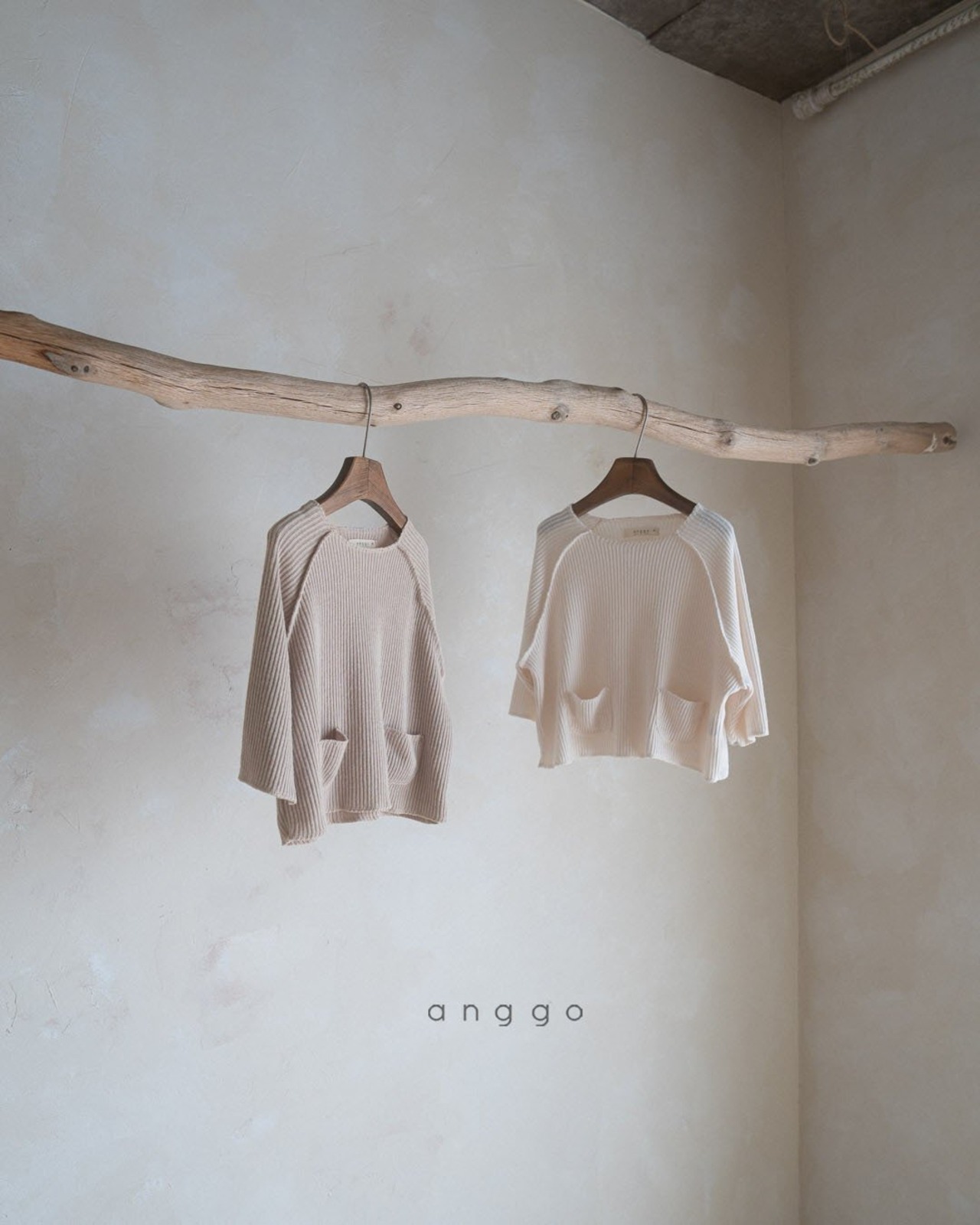 【anggo】ミルクティTシャツ クリーム 80〜120cm 240850 - 17
