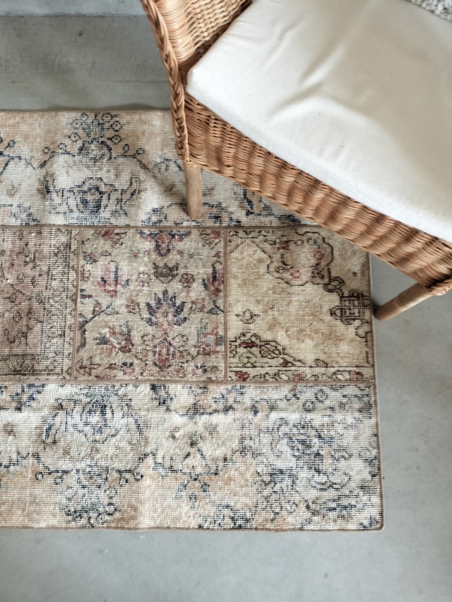 Turkish patchwork rug No.691